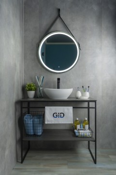 Раковина Gid N900 51164 накладная белый матовый 41x34x15