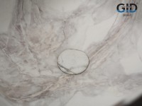 Раковина Gid Mnc9301 54480 накладная под камень матовый 36x36x25.5