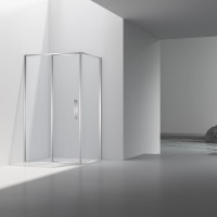 Душевой уголок Slim 8mm VSR-4SLP9012CL, 1200*900, хром, стекло прозрачное