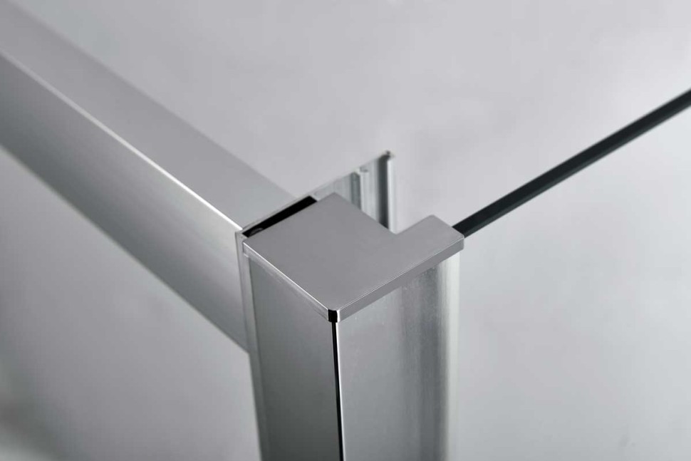 Душевой уголок Alpha VSR-3AL9011CLB, 1100*900, черный, стекло прозрачное