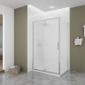 Душевой угол Veconi Ottimo P20SP CH, 1100х1000х1900 хром, стекло матовое