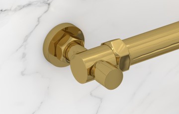 Вентиль угловой под шестигранник (G 1" НР х G 3/4" НГ)