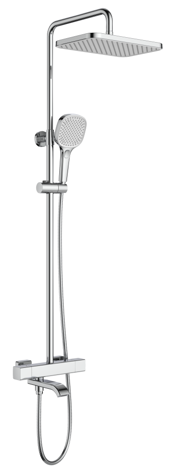 Душевая система Raglo с термостатом для ванны R22.26 Хром