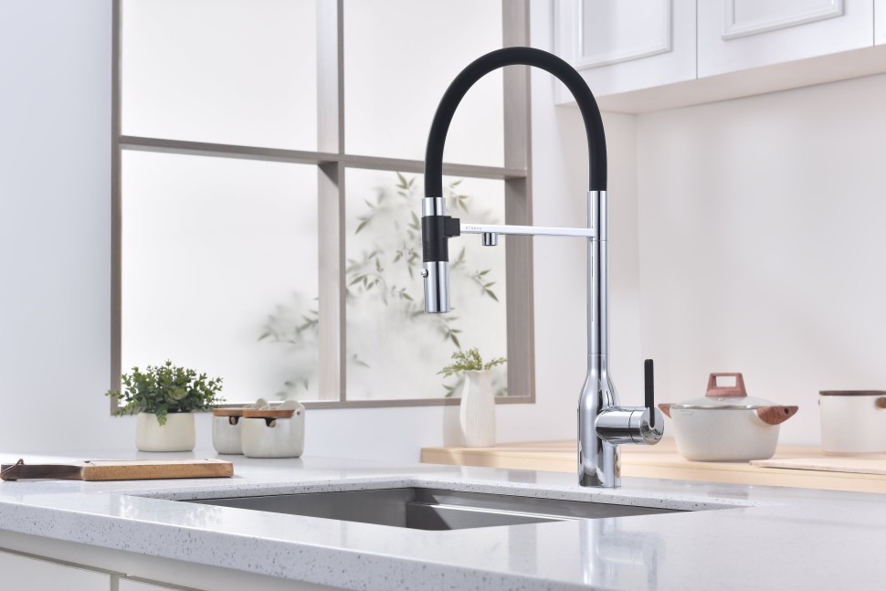 Смеситель для кухни Magneto One, хром, Ma213188-CR , Paulmark