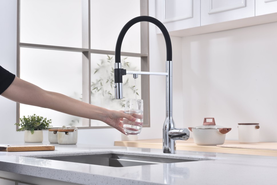 Смеситель для кухни Magneto One, хром, Ma213188-CR , Paulmark