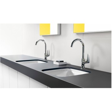 Смеситель для раковины Hansgrohe Logis с поворотным изливом без сливного набора 71131000, хром