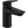 Смеситель Hansgrohe Logis для раковины, 1 отверстие, с донным клапаном Рush-Ореn, цвет: черный матовый 71107670