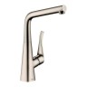 Смеситель для кухни Hansgrohe Metris Select 14883800 под сталь