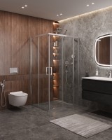 Душевой уголок CEZARES MOLVENO-AH-21-90+20-C-Cr-IV