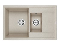 Мойка FLUGEN 60/1,5, IT-GRANIT, PM237850-BE, бежевый, 775х495 мм, Paulmark