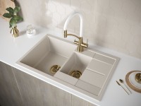 Мойка FLUGEN 60/1,5, IT-GRANIT, PM237850-BE, бежевый, 775х495 мм, Paulmark