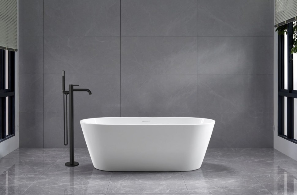 Ванна акриловая Vincea VBT-4291-1700, 1700*800*580, цвет белый, щелевой перелив