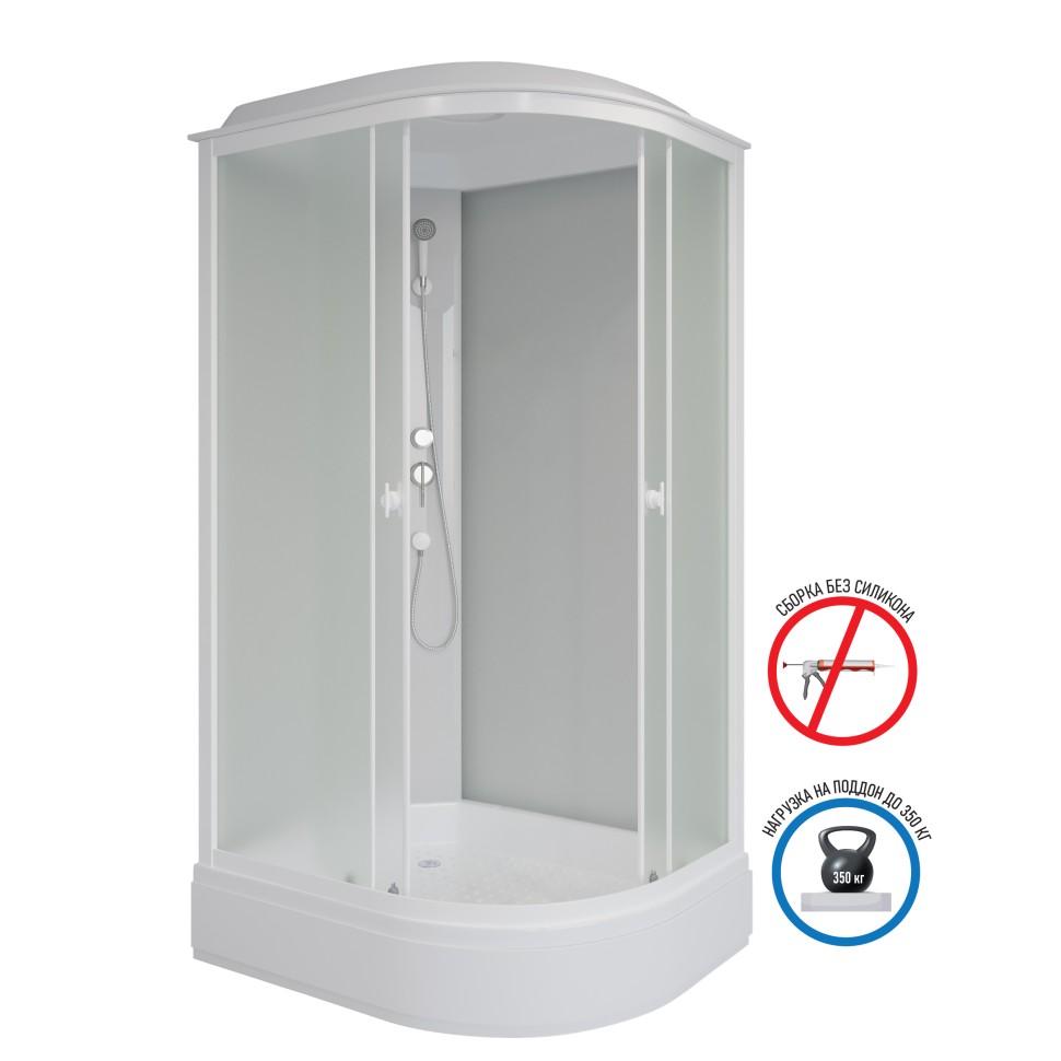 Душевая кабина Niagara Promo P90/80/26L/MT (90х80х215) 4 места
