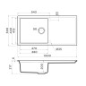 Кухонная мойка Omoikiri Sintesi 100-GB Artceramic/графит