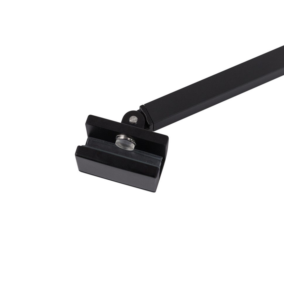 Угловой кронштейн с пристенным профилем и порожком, чёрный CEZARES LIBERTA-TB/WL/SW-NERO