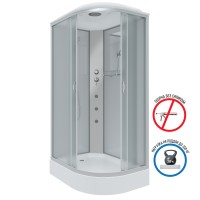 Душевая кабина Niagara Classic NG-3312-14LG (120х80х215) низкий поддон(13см),стекло матовое,3 места