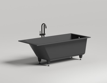 Ванна встраиваемая CASCATA 170x75 покраска по RAL полностью S-Sense Матовое
