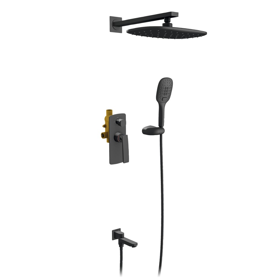 Душевая система встроенная Timo Helmi SX-4099/03SM черный