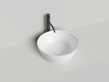 Раковина накладная ALDA 02 покраска по RAL полностью 425х425х155 S-Stone Матовое