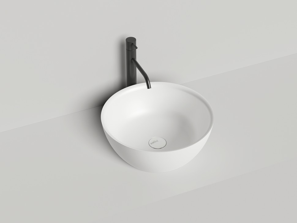 Раковина накладная ALDA 02  покраска по RAL полностью 425х425х155 S-Stone Матовое