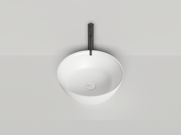 Раковина накладная ALDA 02 покраска по RAL полностью 425х425х155 S-Stone Матовое