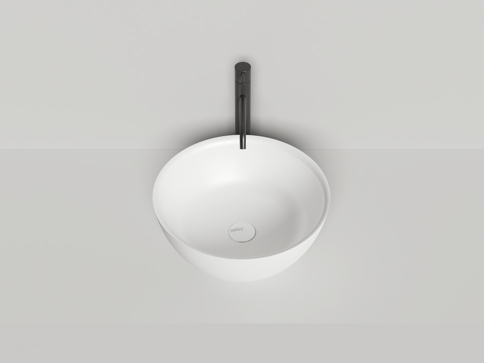 Раковина накладная ALDA 02  покраска по RAL полностью 425х425х155 S-Stone Матовое