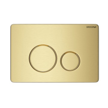 Комплект 3 в 1: Grossman инсталляция 900.K31.01.000+клавиша 700.K31.05.32M.32M золото сатиновый+унитаз GR-4414S, 3 места