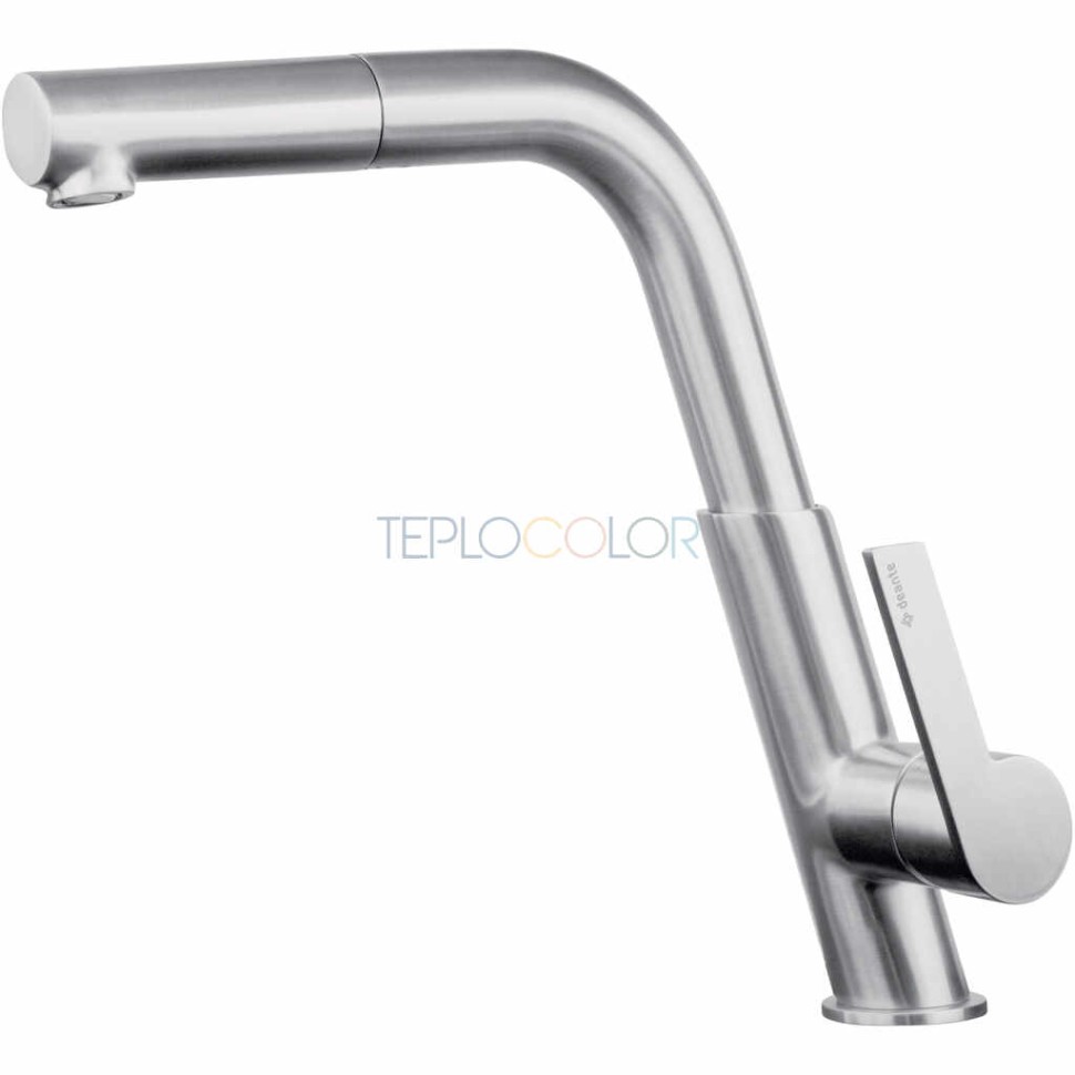 Смеситель для кухни, с выдвижным изливом