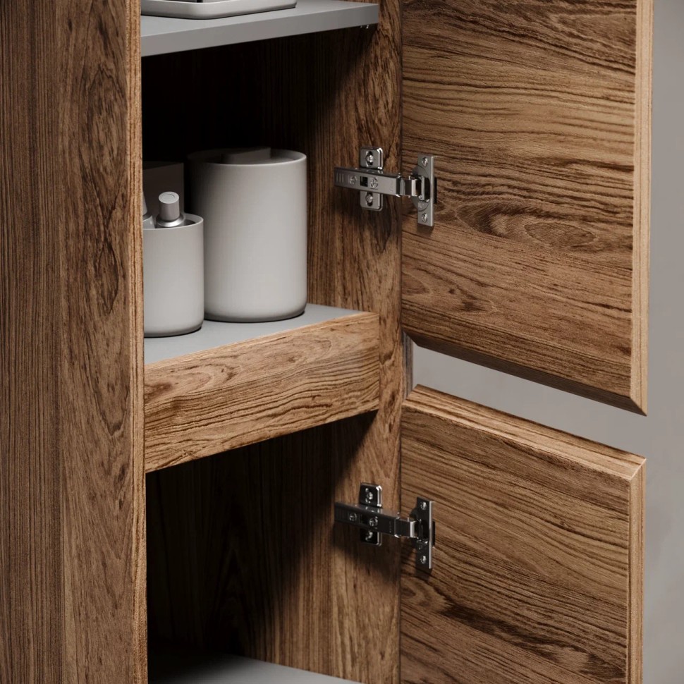 Шкаф-пенал SANCOS Libra подвесной дуб чарльстон, 350х300х1600 мм, арт. PLB35ECH