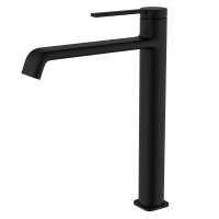 AQM6414MB Asti Смеситель для раковины однорычажный, Черный матовый