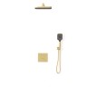 Душевой комплект VSFW-4211BG встраиваемый, двухрежимный, брашированное золото