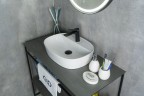 Раковина Gid N9045 51166 накладная белая 50x38x12