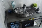 Раковина Gid Bs1346 54466 накладная под камень глянцевая 61x41x14