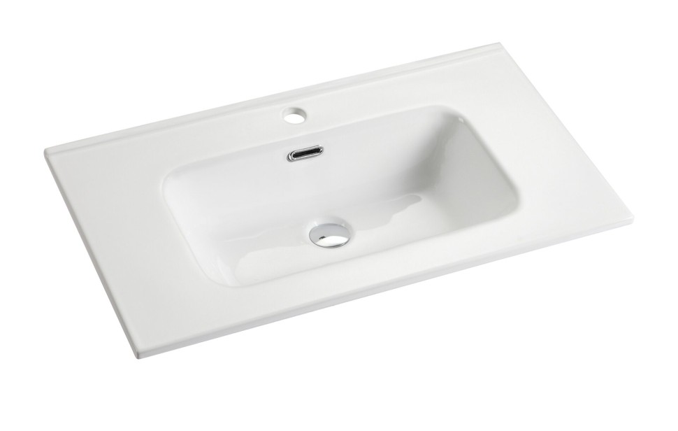 Раковина Gid 9060s 71155 встраиваемая сверху белая 61x46.5x17