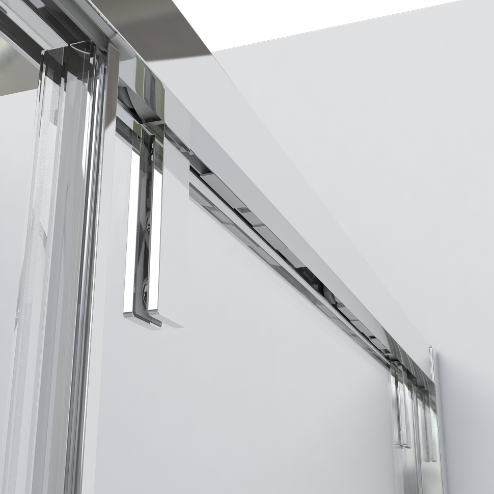 Душевой уголок Lugano VSR-1L1013CL-1, 1300*1000, хром, стекло прозрачное