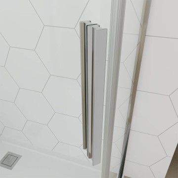 Душевой угол Veconi Ottimo P10 CH, 800x800x1900, хром, стекло матовое