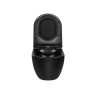 Унитаз подвесной Evo VT1-34MB безободковый, цвет матовый черный, ультратонкое soft-close сиденье