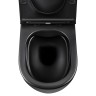 Унитаз подвесной Evo VT1-34MB безободковый, цвет матовый черный, ультратонкое soft-close сиденье