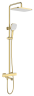 Душевая система Raglo с термостатом для ванны R22.26.03 Золотой сатин