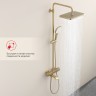 Душевая система Raglo с термостатом для ванны R22.26.03 Золотой сатин