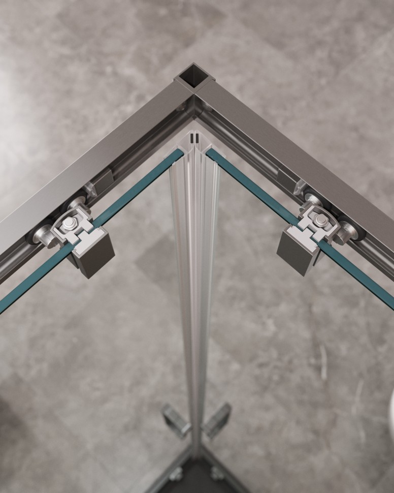 Душевой уголок CEZARES MOLVENO-A-22-100+30-C-GM-IV