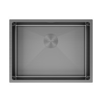 Мойка нерж. сталь NEXT 58 UNI, PM215844-GM, вороненая сталь, 580х440мм, Paulmark 1,2мм