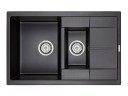 Мойка FLUGEN 60/1,5, IT-GRANIT, PM237850-BL, черный, 775х495 мм, Paulmark