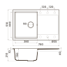 Кухонная мойка Omoikiri Daisen 78-GR Artgranit/leningrad grey