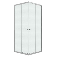 Душевое ограждение Niagara Eco NG-1009-14QMT (90х90х190) квадрат,раздвижное,хром,стекло матовое,1 место