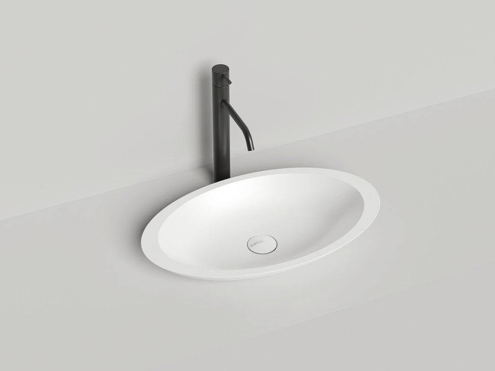 Раковина накладная CALLISTA 02 575х350х85 S-Sense Глянцевое