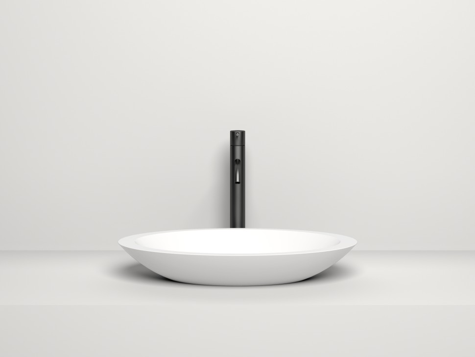 Раковина накладная CALLISTA 02 575х350х85 S-Sense Глянцевое