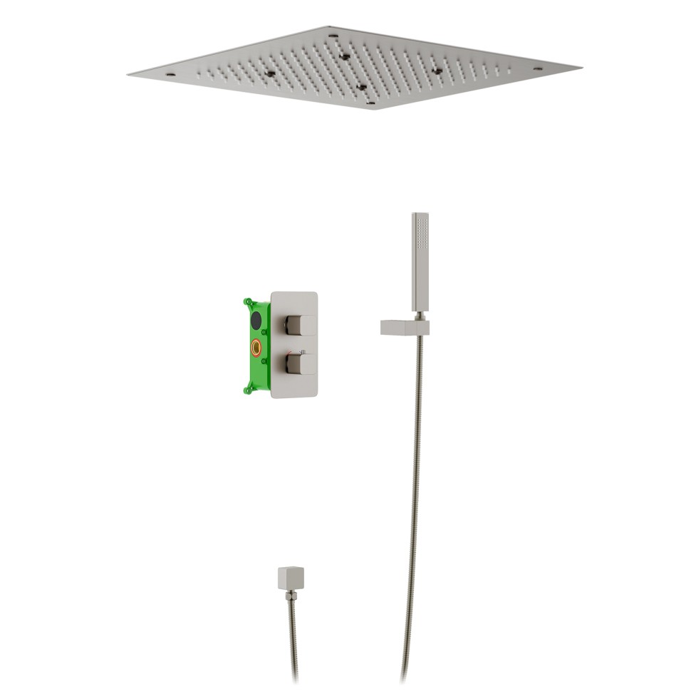 Душевая система встроенная с термостатом Timo Petruma SX-5029/13SM никель