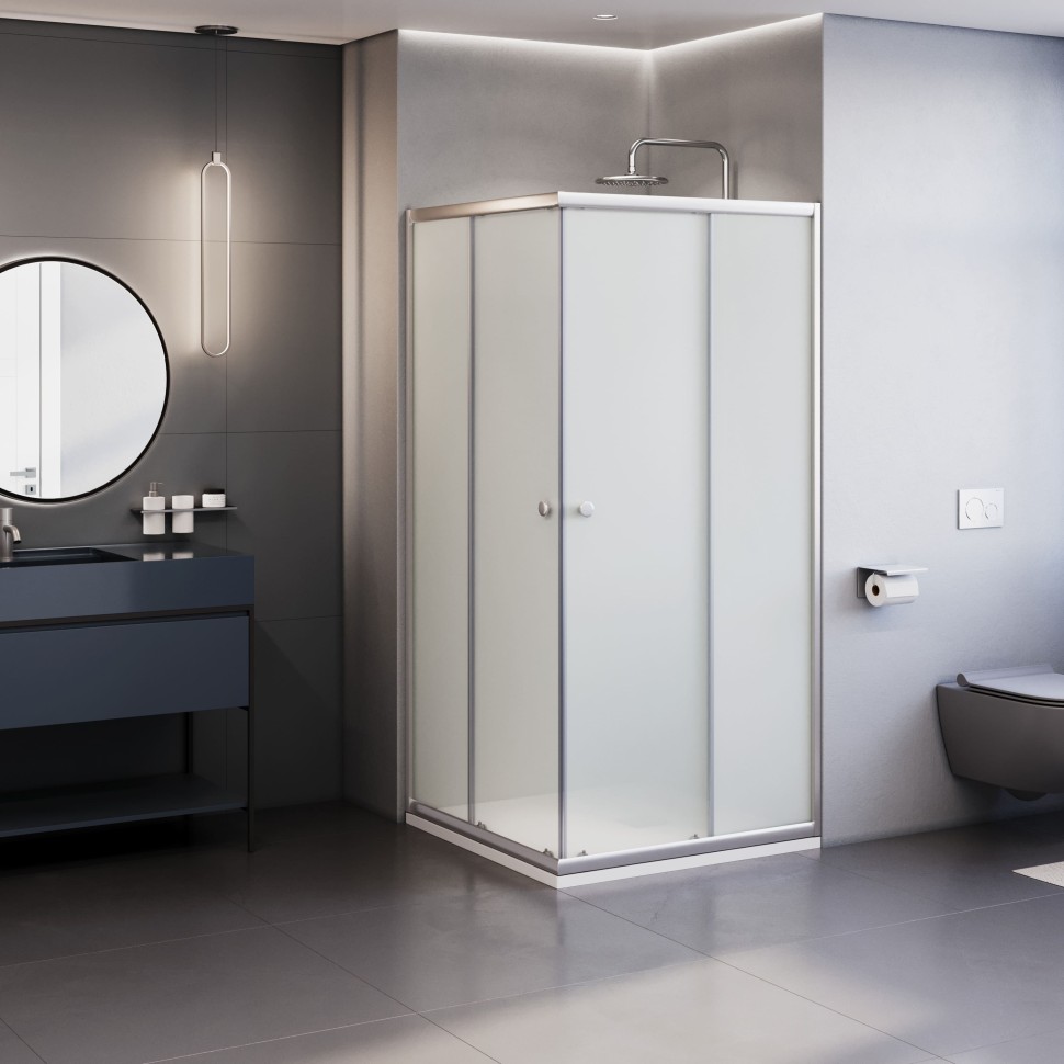 Душевой уголок Dolphin TN-206-J (Фабрик (Fabrik), 900x900)