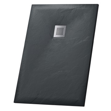 Душевой поддон Grossman Strong GR-S290100Q (90х100х2,5) из искусственного камня,прямоугольный,графит,1 место